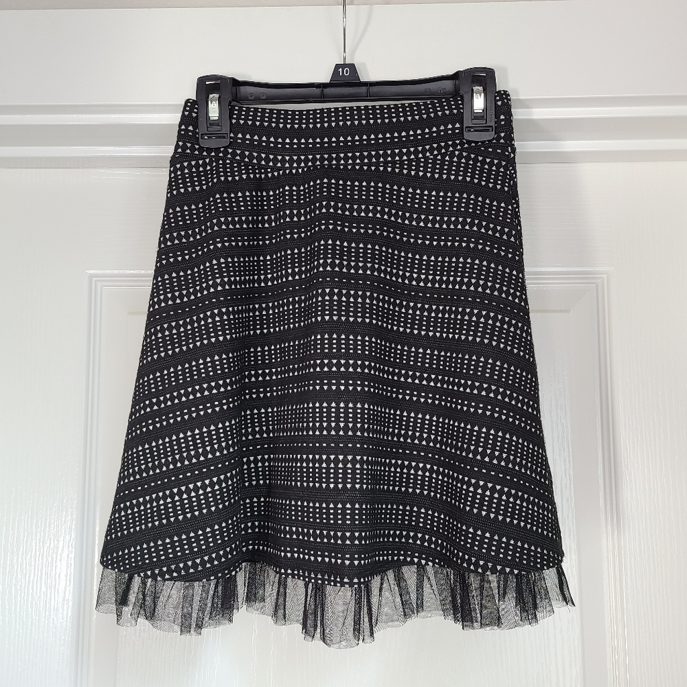 Joey B black and white skirt.